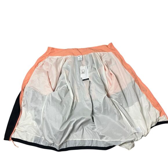 Nike Windbreaker Jacket Mens Black Peach Colorblock Retro Logo Active XL Tall - Picture 7 of 11